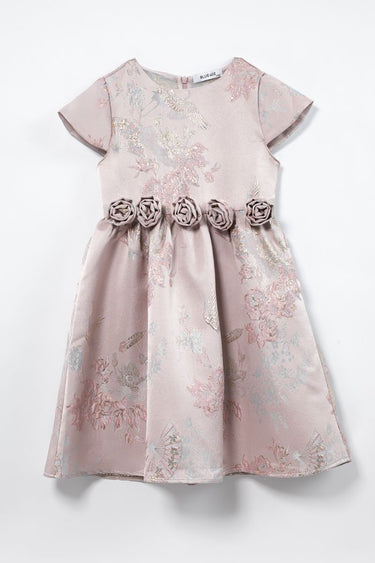 girl dress with floral pattern