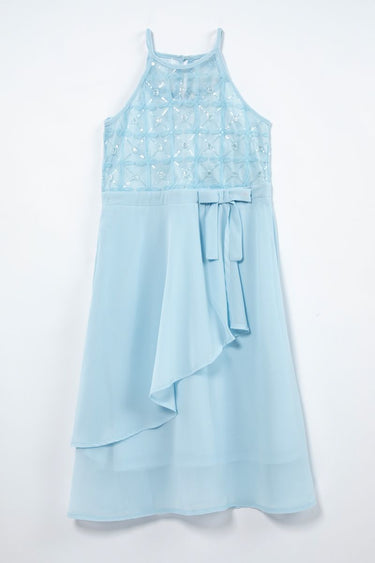 girl dress with sequin and organza