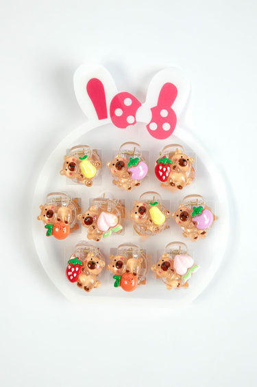 طقم مشابك شعر صغيرة للأطفال