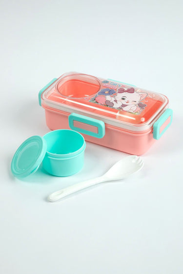علبة طعام للأطفال مع علبة داخلية وملعقة