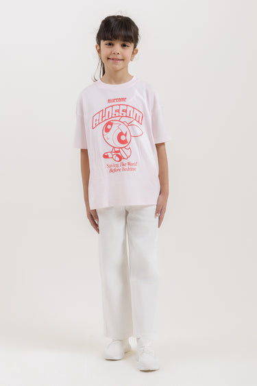 بنطلون جينز بقصة مستقيمة