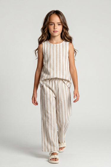 Striped Wide Leg Pants