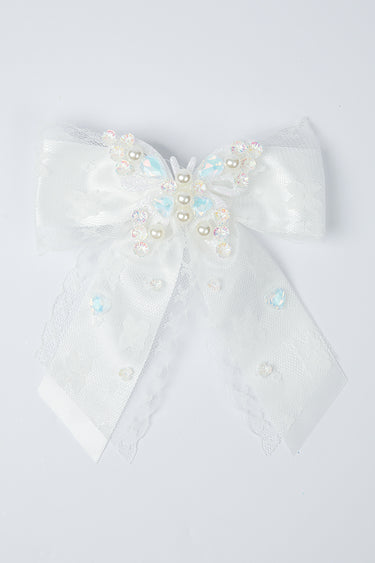 مشبك شعر فيونكة دانتيل