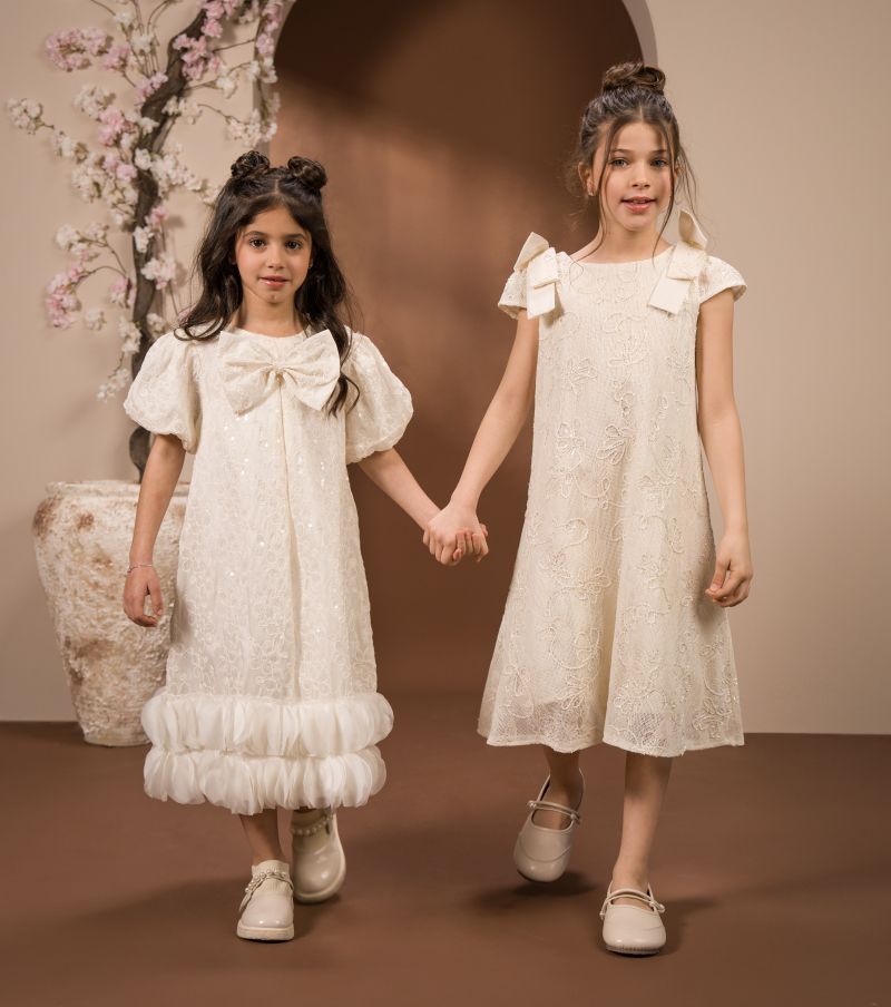 Buy now Top with Layered Tulle Sleeves for Kids Online | Blueage