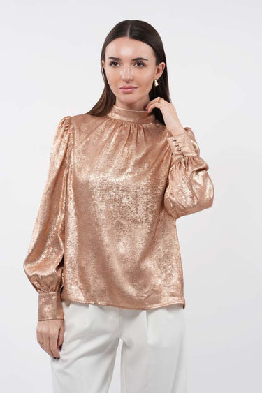 Metallic Pattern Women Blouse
